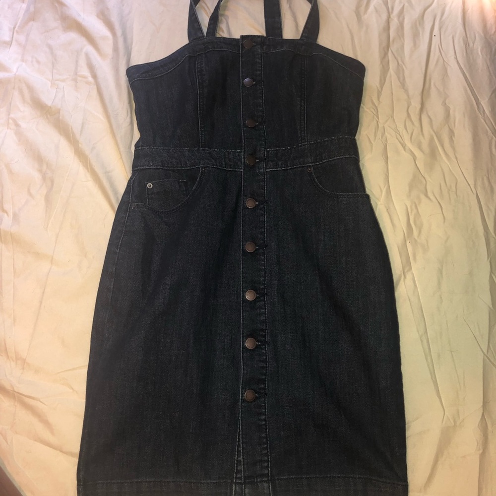 Universal Thread Button up denim dress